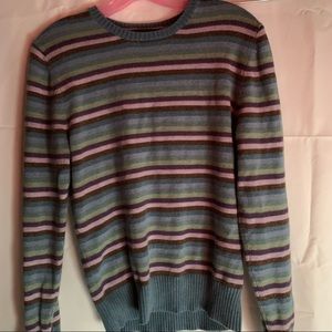 eddie bauer striped sweater